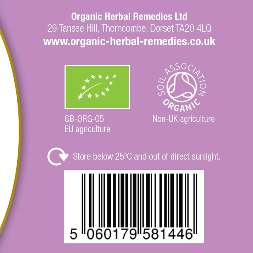 Organic Herbal Remedies 100 ml Dandelion and Burdock