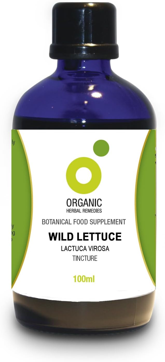 Organic herbal Remedies 100ml Wild Lettuce