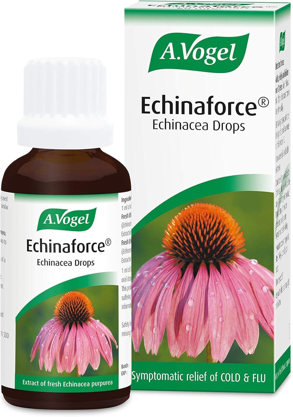A.Vogel Echinaforce Echinacea Drops | Relieves Cold & Flu Symptoms by Strengthening the Immune System |15ml