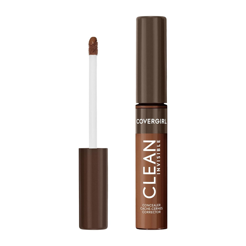 Covergirl Clean Invisible Concealer, Lightweight, Hydrating, Vegan Formula, Deep Bronze 190, 0.23Ozdeep Bronze