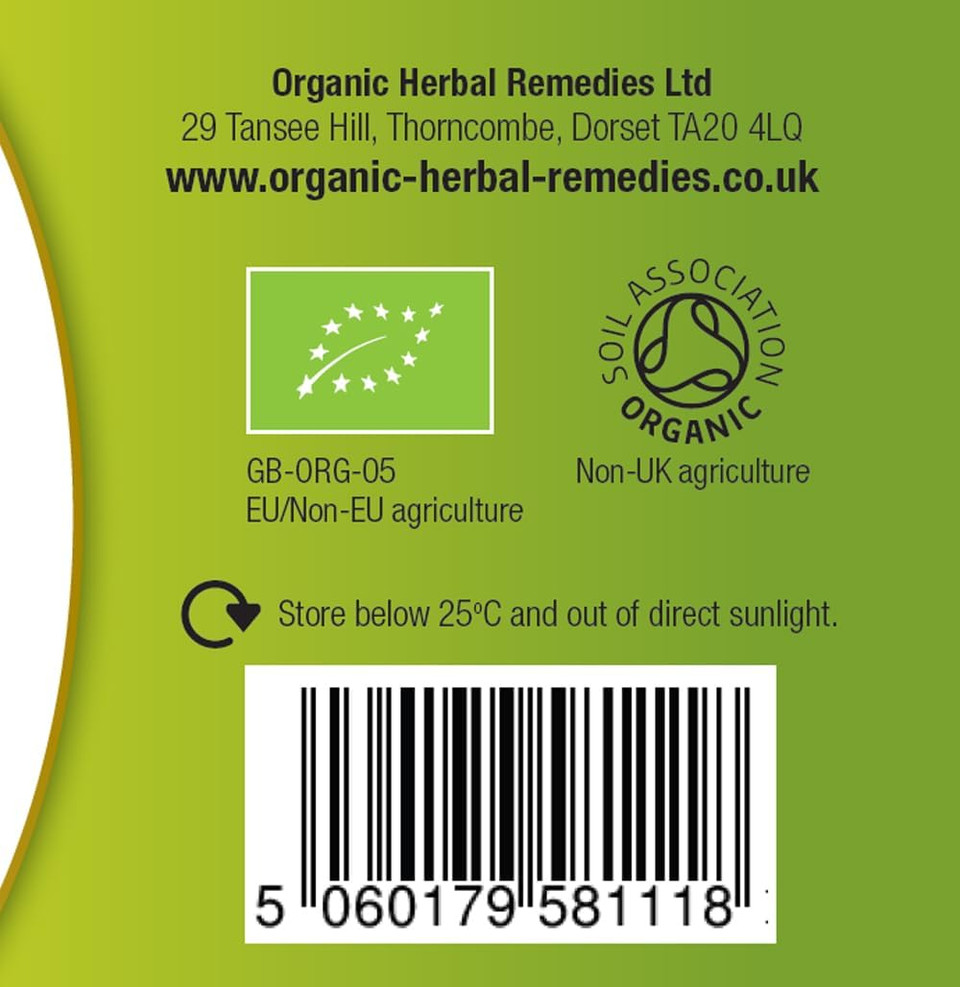 Organic Herbal Remedies 100ml Tulsi Holy Basil Tincture