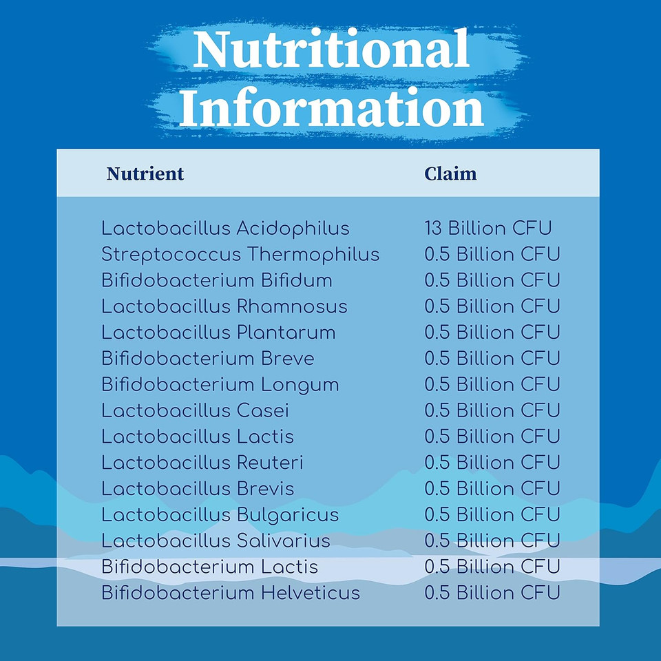 Nu Mind Probiotic Complex Supplements  20 Billion Cultures & 15 Strains Tablets | Probiotics | Gut Health & Digestion | Vegan Capsules  Daily use for Gut Flora