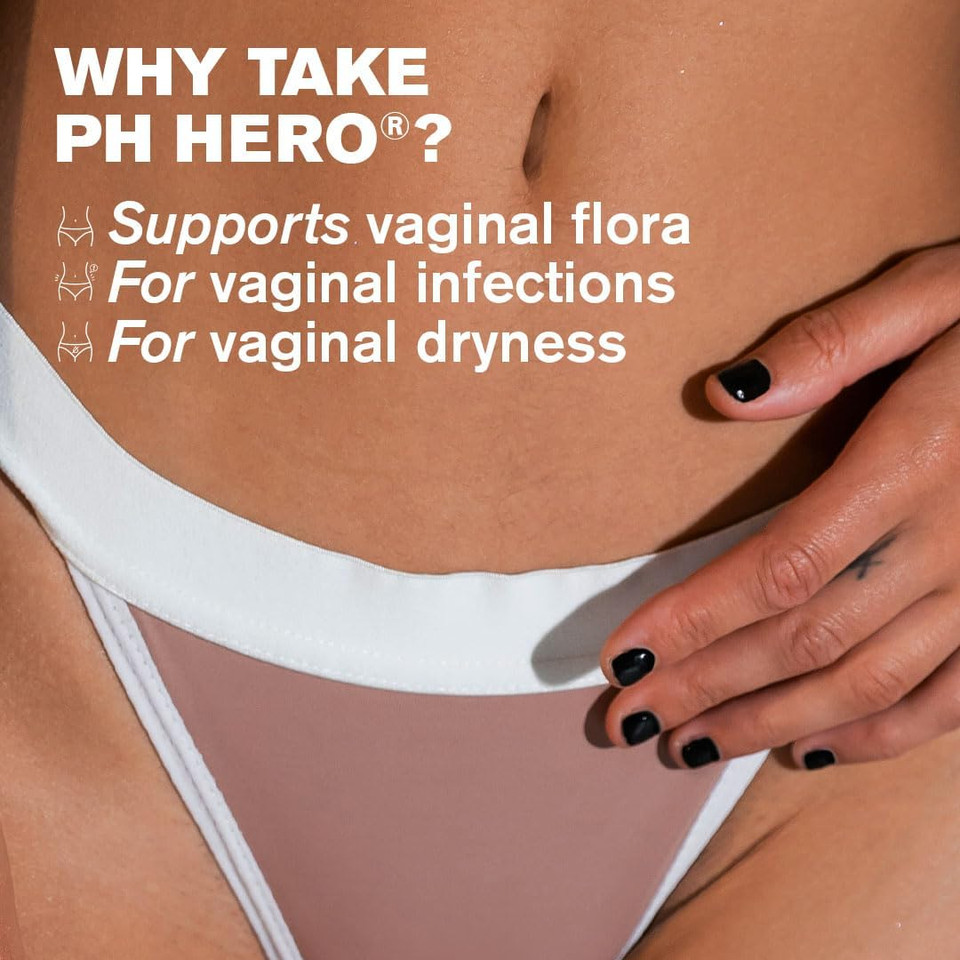 DR.VEGAN | pH Hero® | Supports Balanced Vaginal Flora | 50bn CFU | Cranberry | Sea Buckthorn | Prevents UTIs and Infections