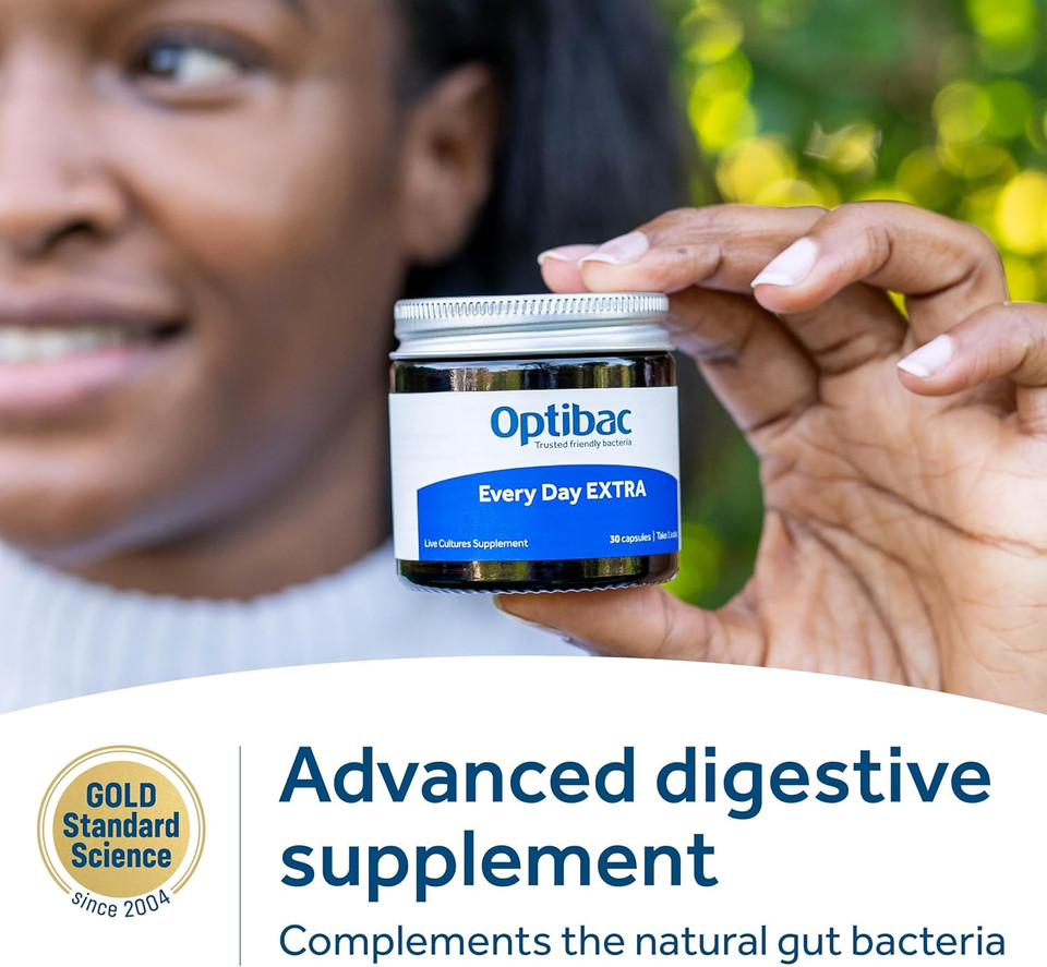 Optibac Probiotics Every Day Extra - High Strength Vegan Digestive Probiotic Supplement with 20 Billion Bacterial Cultures - 60 Capsules Optibac Probiotics Every Day Extra - High Strength Vegan Digestive Probiotic Supplement with 20 Billion Bacterial Cultures - 60 Capsules
