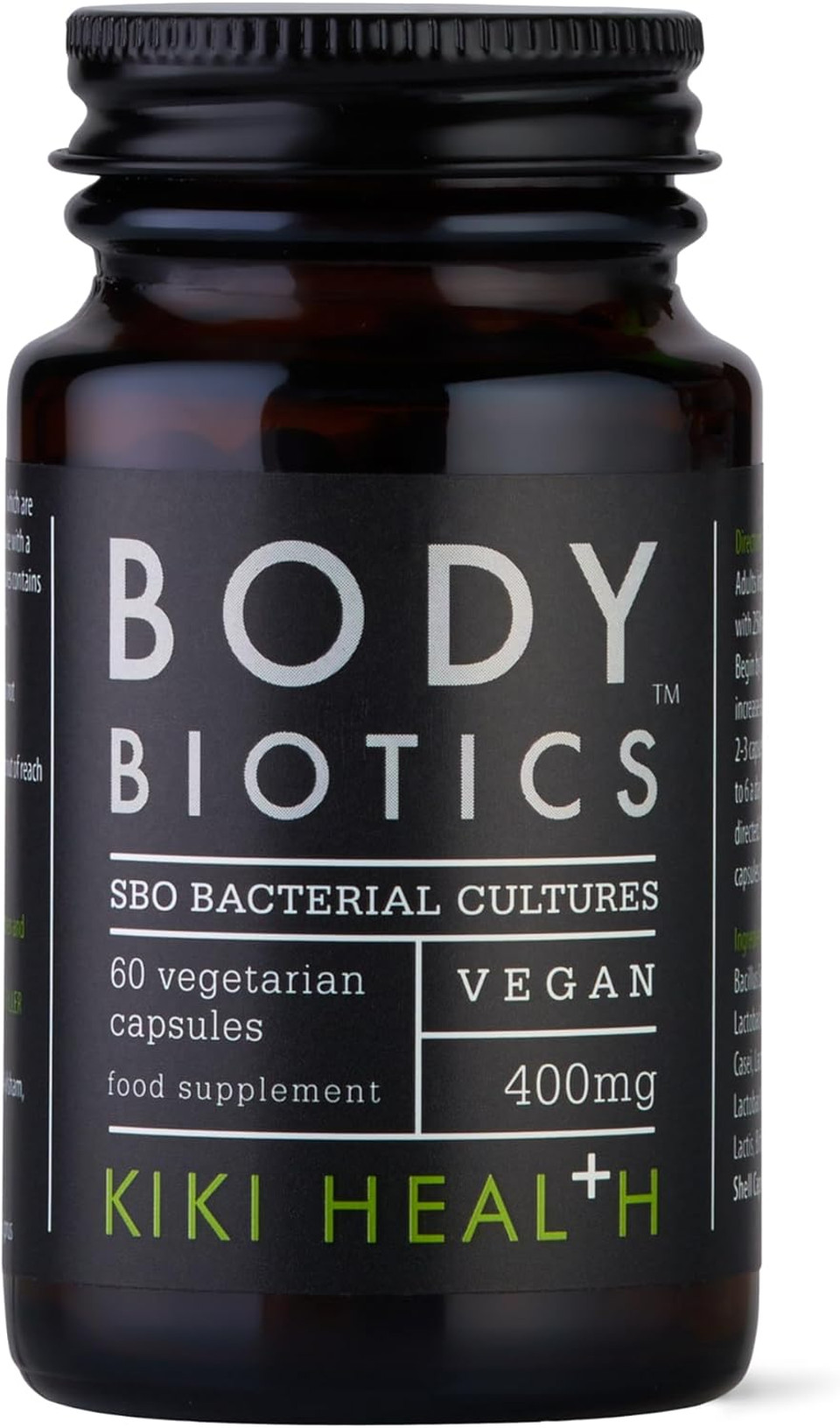 KIKI Health Body Biotics for Men & Women | Probiotics Supplement | Strengthens Digestive & Gut Health | Reduces Bloating | Dietary Probiotics for Colon & Immune Health | Promotes Wellness (120 Count)