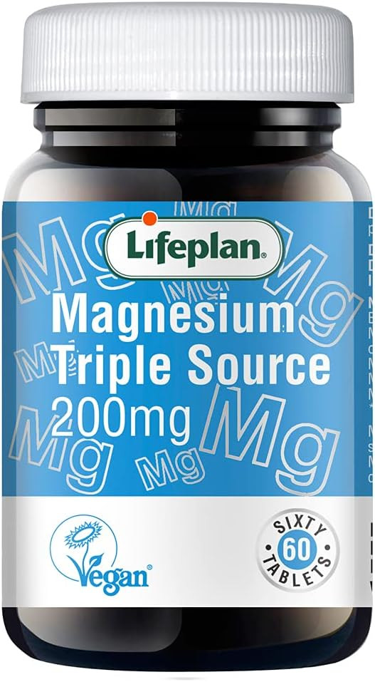 Lifeplan Triple Source Magnesium 200mg 60 Tablets