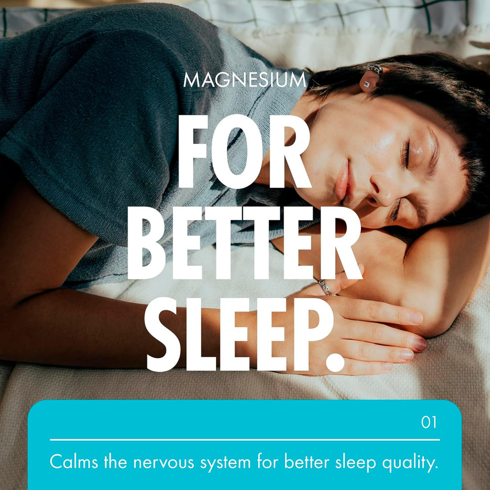 Magnesium Glycinate - 500mg - Premium Quality Natural - High Strength 100 Vegan Capsules (3 Month Supply) with Highest Bioavailability - Magnesium Supplements (bisglycinate)