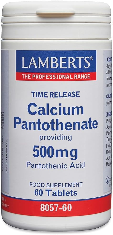 Lamberts Calcium Pantothenate 500mg - 60 Tabs
