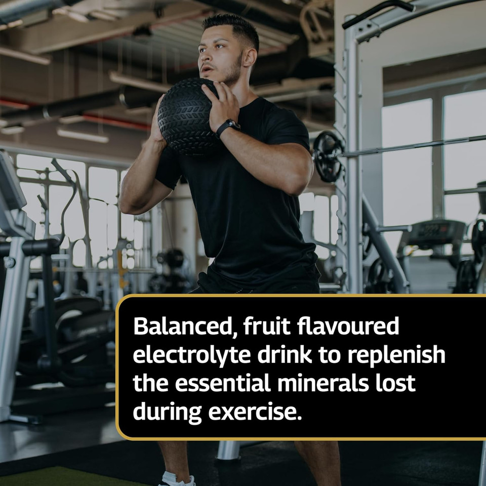 Healthspan Elite Electrolyte Tablet - Zero Sugar with Essential Minerals & Electrolytes - Citrus Twist Flavour - Boost Hydration, Performance & Wellness - All Blacks Official Partner - 40 Tablets Healthspan Elite Electrolyte Tablet - Zero Sugar with Essential Minerals & Electrolytes - Citrus Twist Flavour - Boost Hydration, Performance & Wellness - All Blacks Official Partner - 40 Tablets