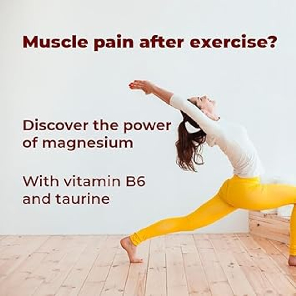 Vitae MagVita - Magnesium, Taurine & B6 - Magnesium Glycerophosphate Magnesium Citrate Magnesium Gluconate Magnesium Lactate Magnesium pidolate Magnesium Oxide-Marine - 60 Tablets