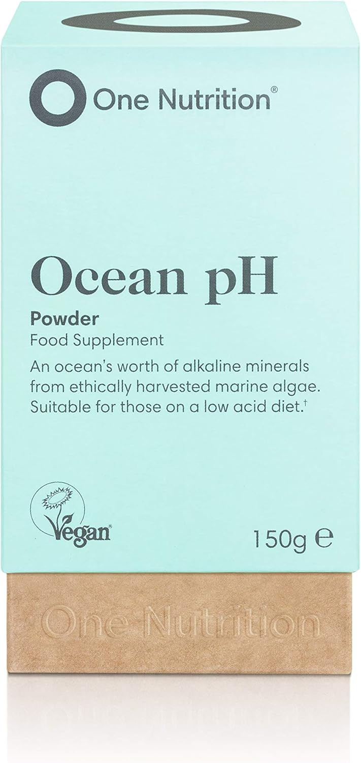 One Nutrition Ocean-pH  Calcified Red Mineral Algae - Rich in Calcium, Magnesium, Zinc & Iron  Ethically Harvested  Sports Nutrition  60 Servings  150g Powder