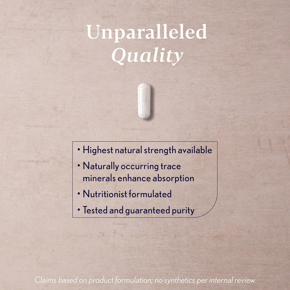 Higher Nature - Atlantic Marine Magnesium 300mg - Natural Source - True Food Formula - Magnesium Supplements - Natural Calm - Bone Support - Vegan - Three Month Supply - 90 Capsules