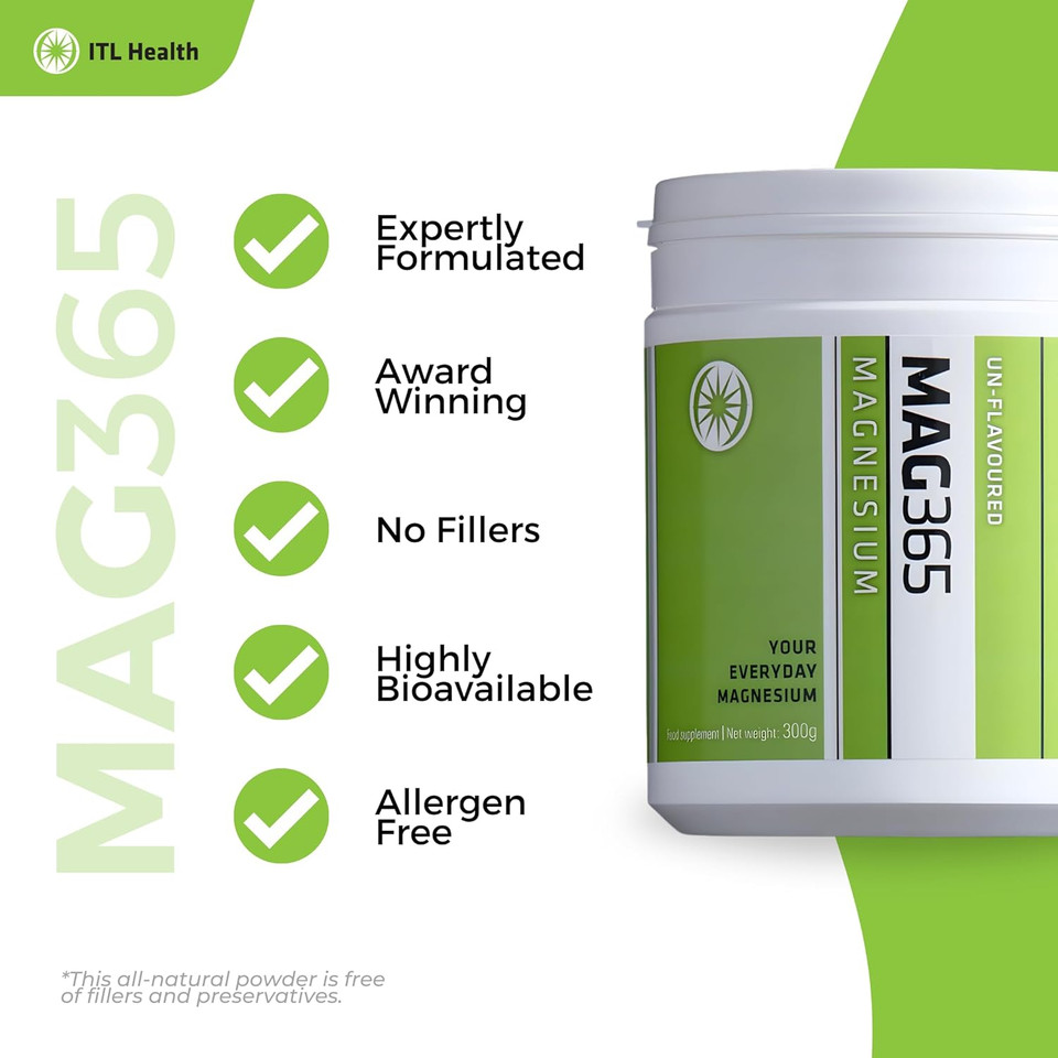 ITL Health MAG365 Ionic Magnesium (Natural, 300g)