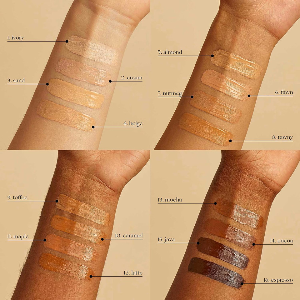 Honest Beauty Fresh Flex Concealer With Niacinamide + Vitamin E + Hyaluronic Acid | Vegan + Cruelty Free | Tawny, 0.17 Fl Oztawny