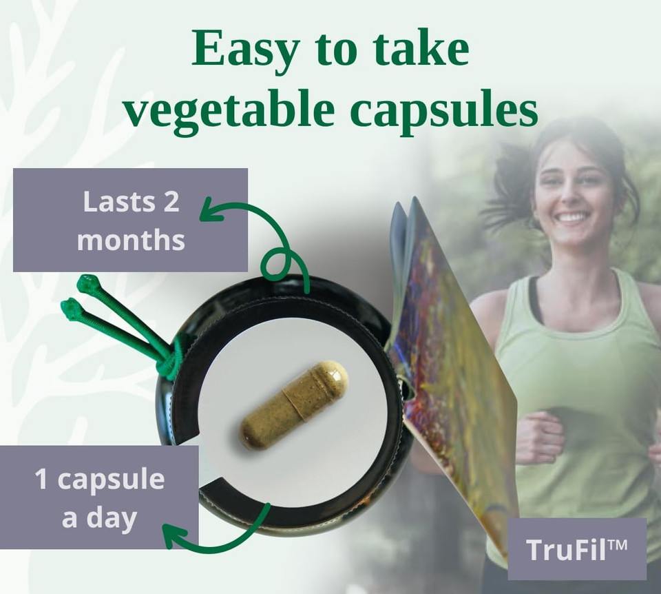 Seagreens Iodine Lite+ Supplements, 3 Month Supply, 150mcg Natural Iodine from Seaweed, Vegan Supplement for Kids & Adults, Radiation Support, Thyroid Health, 90 Capsules