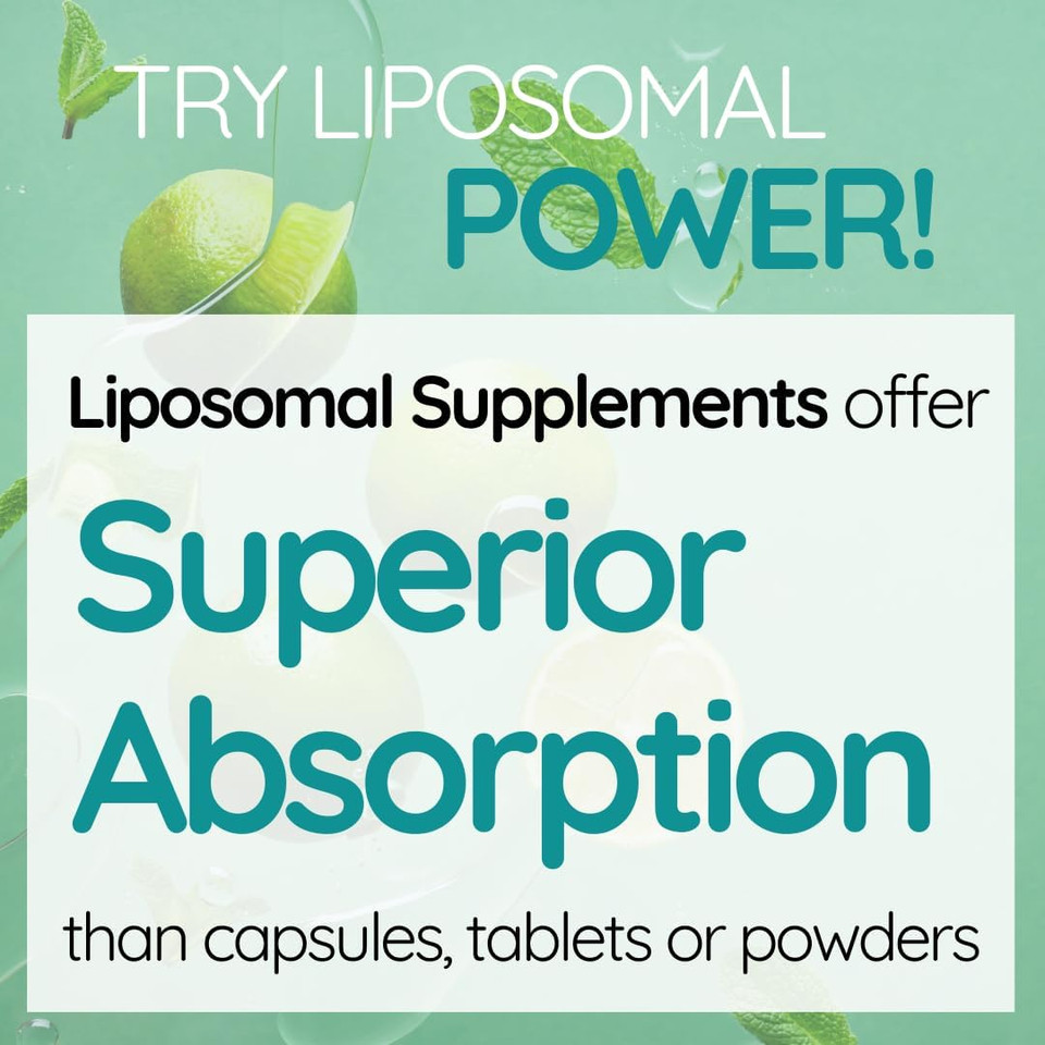 WELL ACTUALLY Liposomal Magnesium Glycinate High Strength 2000mg - High Bioavailability Liquid Magnesium Bisglycinate Supplement for Brain, Muscle, Sleep Support - Lime & BlackBerry (250 ml)