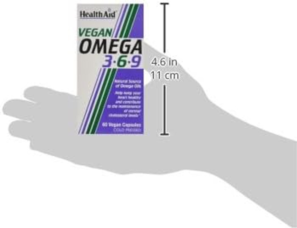 HealthAid Vegan Omega 3-6-9 Capsules - 60 Capsules