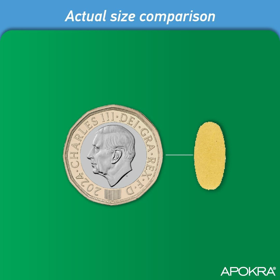 Vegan Omega 3 Tablets from Algae | Fish Free | High in DHA | 5X Absorption | Carrageenan Free | No Heavy Metals | Easy Swallow | 30 Vanilla Coated Tablets | APOKRA