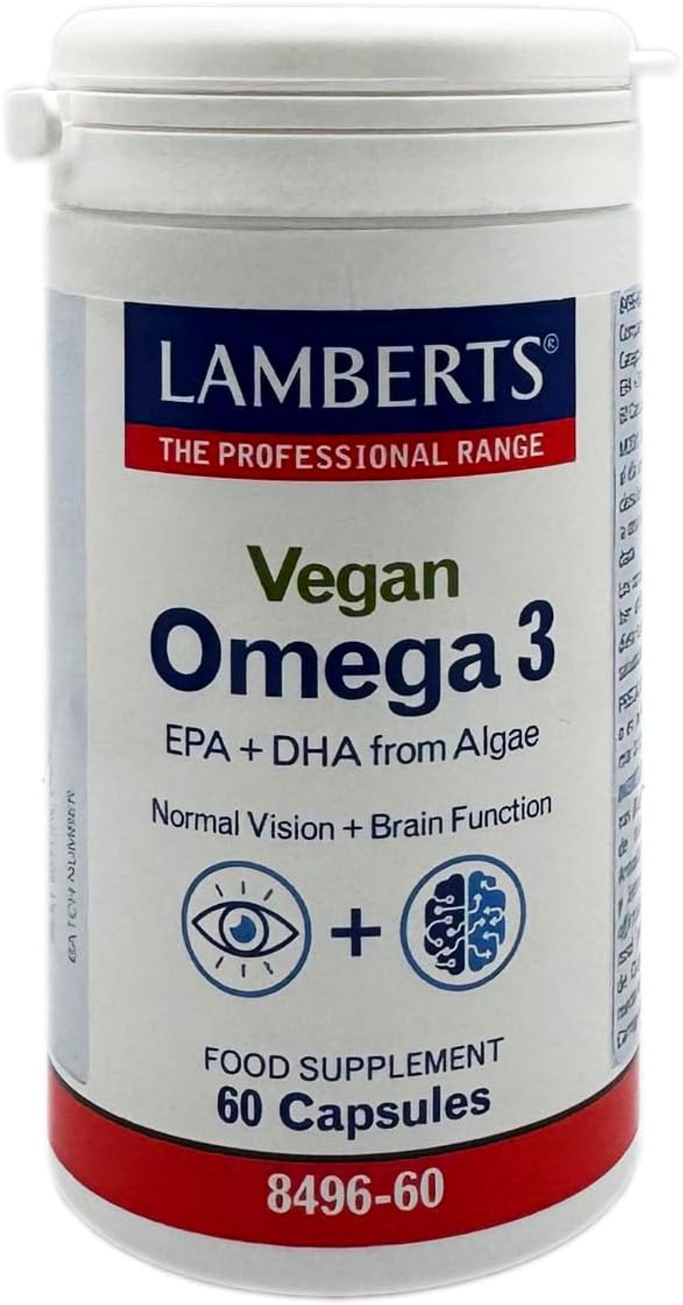 Lamberts Vegan Omega 3 DHA Algal Oil 60 Capsules