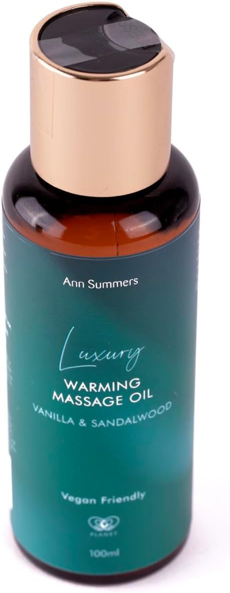 Ann Summers Luxury Warming Massage Oil (100ml)  Vanilla & Sandalwood - Massage Oil for Date Night & Massage Therapy - Body Massage Oil for Couples