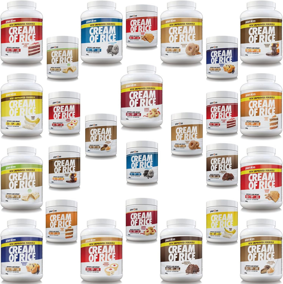Per4m Cream Of Rice | 15 Servings | High Carbohydrate Cream Of Rice | Breakfast Replacement | Low Sugar Gym Supplements 450g NEW IMPROVED FORMULA (Chocolate Orange, 450g)