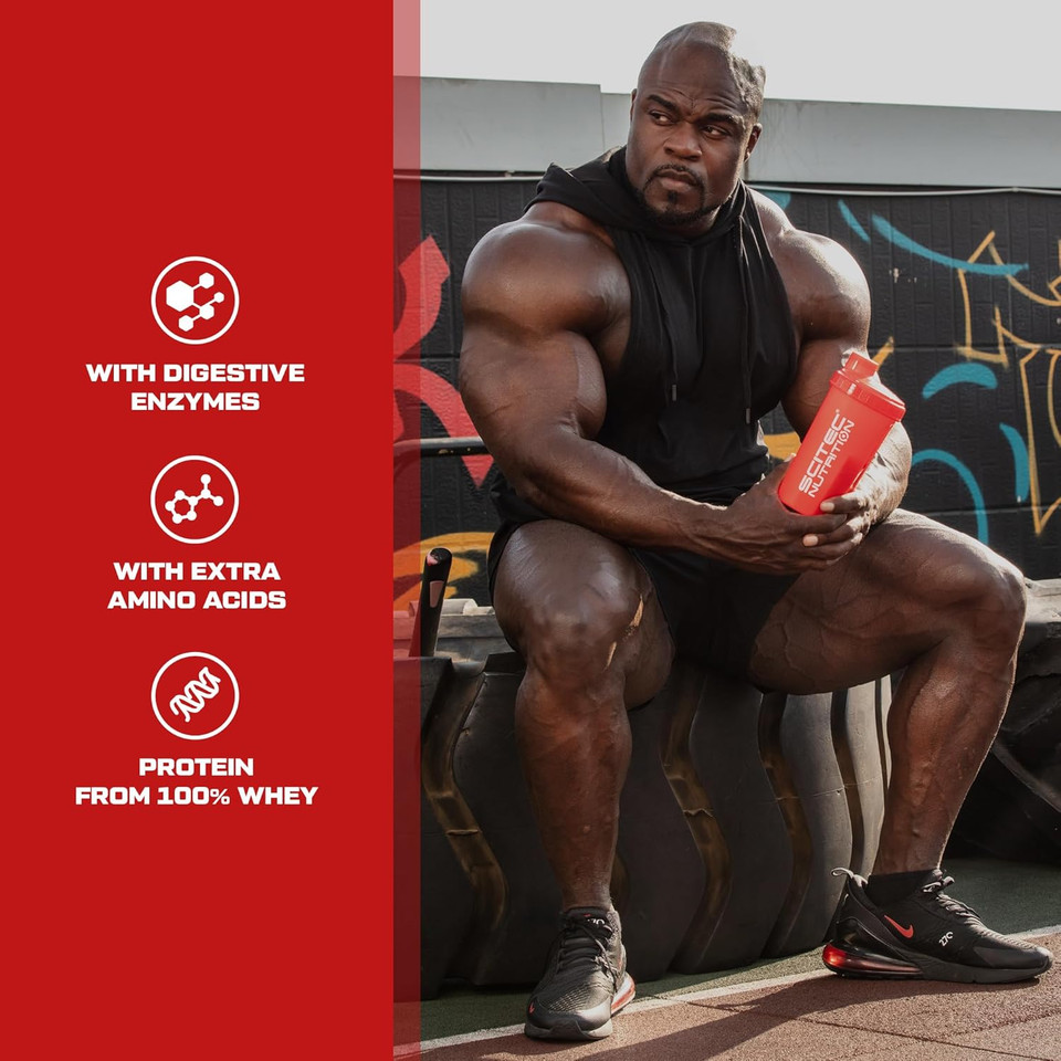 Scitec Nutrition 100% Whey Protein Professional  Enhanced with Extra Amino Acids & Digestive Enzymes  Gluten-Free  Palm Oil Free, 500 g, Chocolate-Coconut