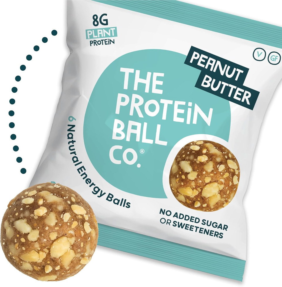 Protein Balls Peanut Butter Flavour by The Protein Ball Co - 100% Natural, Plant Based, Vitamin Enriched, Protein Snacks - 10 x 45g Bags - High Fibre, Gluten Free, No Artificial Sweeteners Protein Balls Peanut Butter Flavour by The Protein Ball Co - 100% Natural, Plant Based, Vitamin Enriched, Protein Snacks - 10 x 45g Bags - High Fibre, Gluten Free, No Artificial Sweeteners