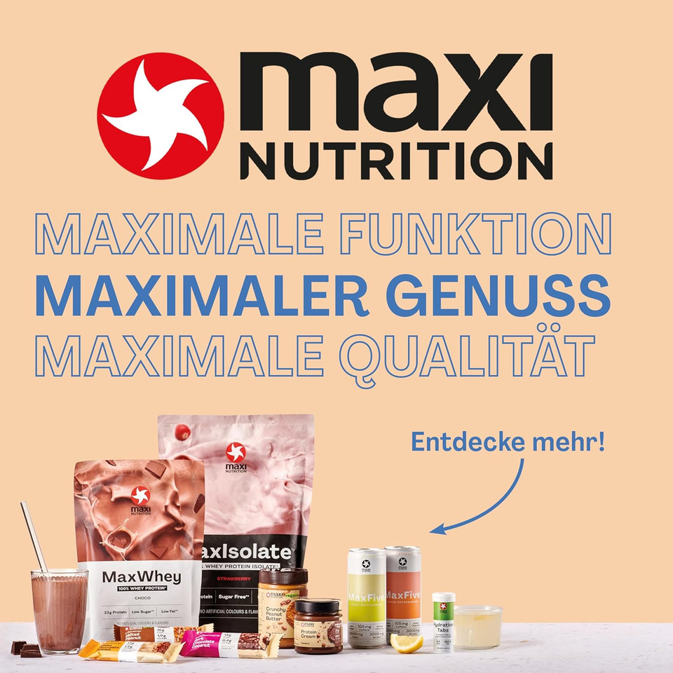 MaxiNutrition Milk & Coconut Protein Waffle Bar, 174 kcal, 8.6g protein, 12 x 39g bars