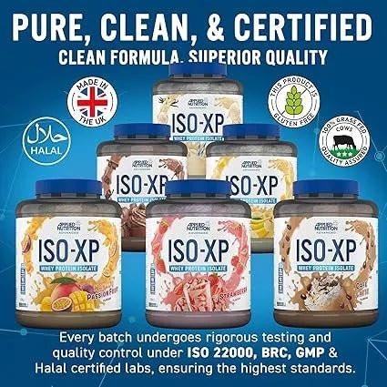 Applied Nutrition ISO XP Whey Isolate - Whey Protein Isolate Powder, ISO-XP Funky Yummy Flavours (1kg - 40 Servings) (Choco Coco)