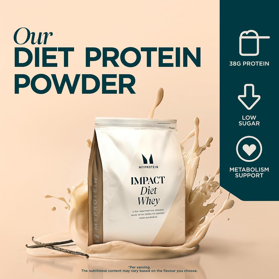 MyProtein Impact Diet Whey Powder  Chocolate Brownie, High Protein Shake for Weight Loss, Low Fat, Low Sugar, Low Carb, Muscle Recovery, Meal Replacement, Protein Powder  1KG