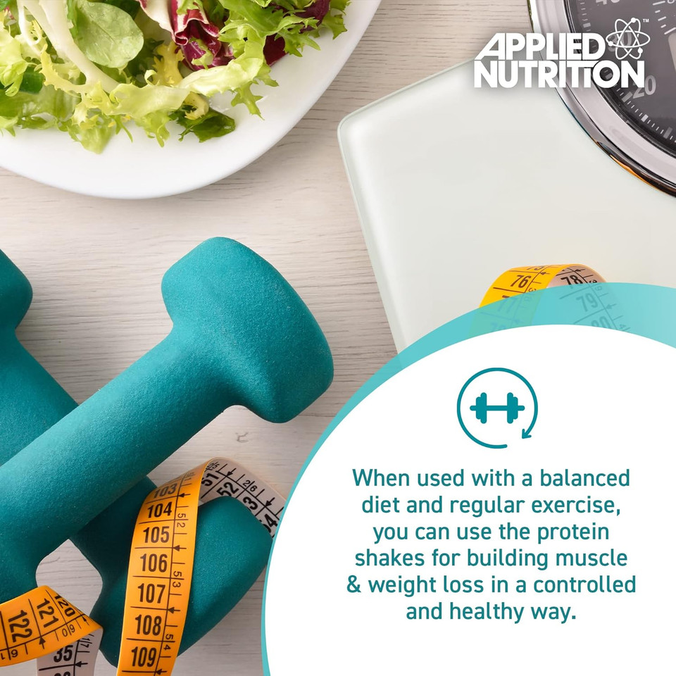 Applied Nutrition Diet Whey 1kg Bundle - Diet Whey High Protein Powder + 5 Sample Bundle + 750ml Steel Protein Shaker | Low Carb & Sugar, Weight Management Shake, 40 Servings (Banana)