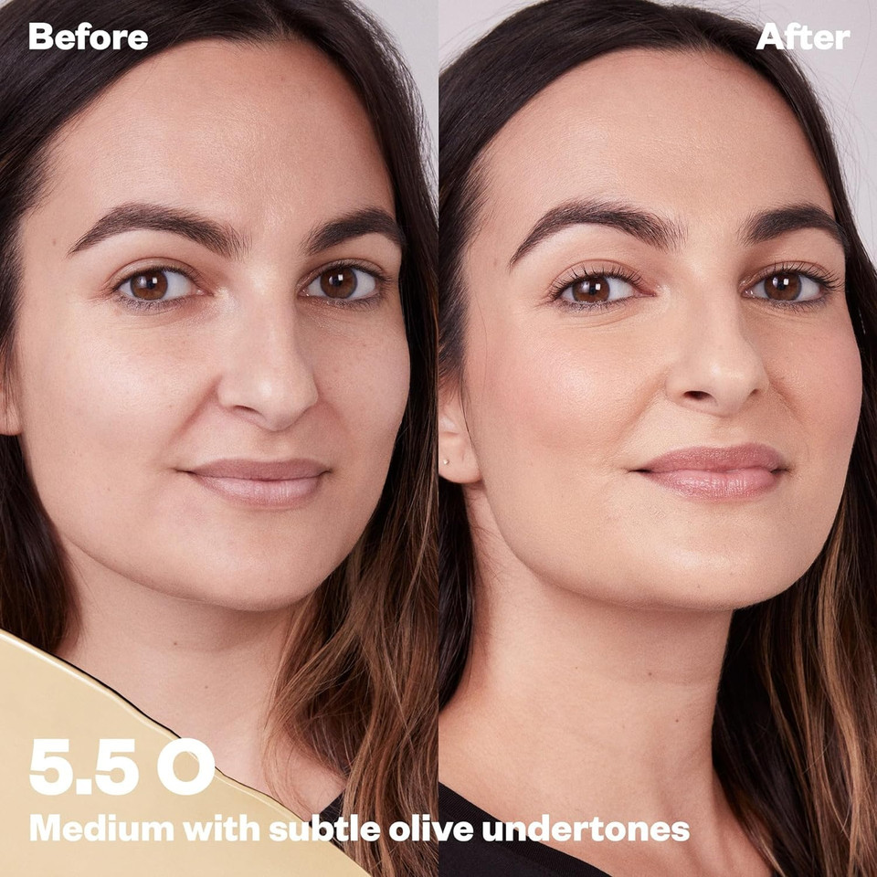 Kosas Revealer Concealer - Medium Coverage Makeup With Hyaluronic Acid, Conceals Dark Circles Under Eyes, Dark Spots And Blemishes + Brightens, Hydrates And Calms The Skin (Tone 5.5)Tone 5.50.2 Fl Oz (Pack Of 1)