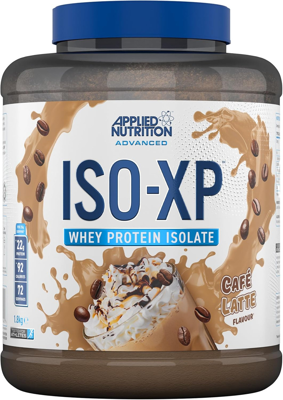 Applied Nutrition ISO-XP Whey Protein Isolate  Over 21g Protein, Low Carb, Low Fat, BCAA-Rich, Fast Absorption, Soy-Free, Halal-Certified (1.8kg - 72 Servings) (Cafe Latte) Applied Nutrition ISO-XP Whey Protein Isolate  Over 21g Protein, Low Carb, Low Fat, BCAA-Rich, Fast Absorption, Soy-Free, Halal-Certified (1.8kg - 72 Servings) (Cafe Latte)