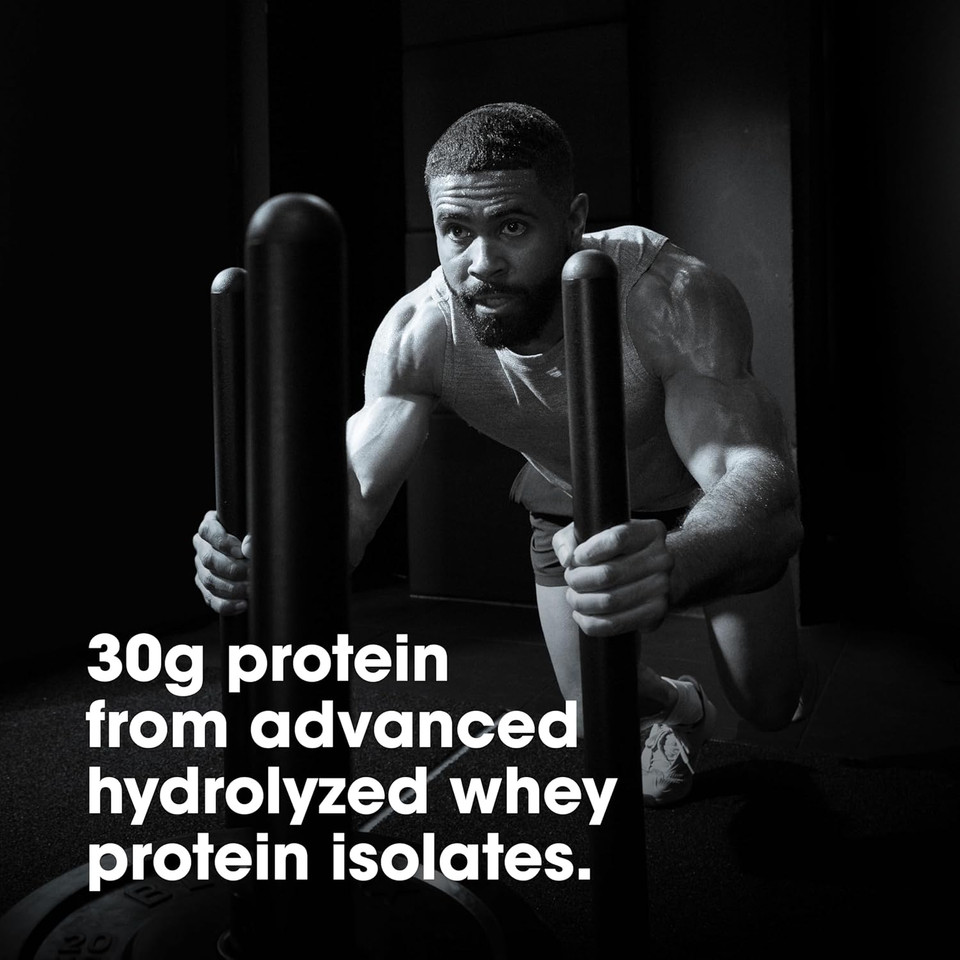 Optimum Nutrition Platinum Hydro Whey, Hydrolysed Whey Protein Isolate Powder with Essential Amino Acids, Glutamine and BCAA, Super Strawberry Flavour, 40 Servings, 1.6 kg