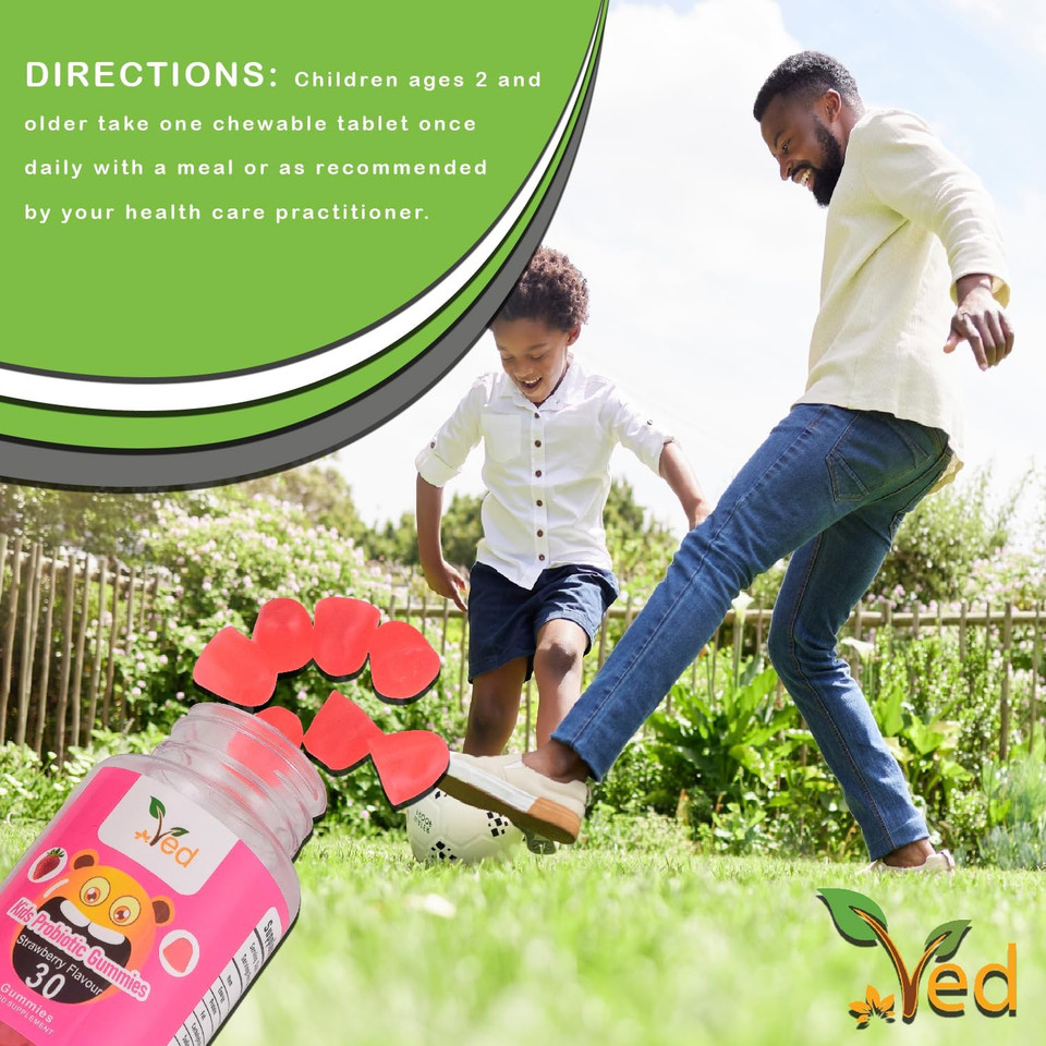 probiotic Gummies Kids,15 Day Supply, Natural Strawberry Flavour, 30 Chewable Vegan Gummies, Vegetarian Friendly, Energy & Immune System, Kids probiotic Gummies, GMO & Gluten Free probiotic Gummies Kids,15 Day Supply, Natural Strawberry Flavour, 30 Chewable Vegan Gummies, Vegetarian Friendly, Energy & Immune System, Kids probiotic Gummies, GMO & Gluten Free