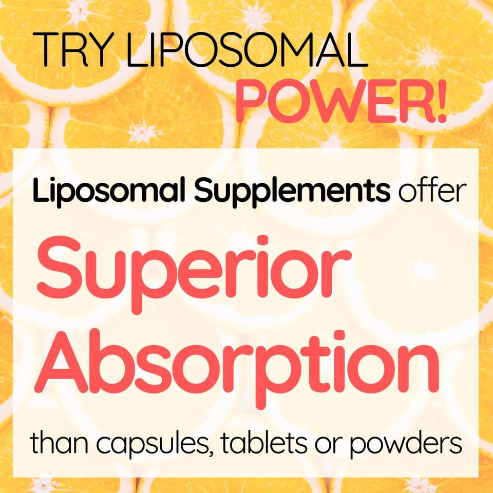 WELL ACTUALLY Liposomal Vitamin C 1000mg Sachets - High Strength Liquid Liposomal Vitamin C Supplement - Supports Immunity, Skin, Brain, Joints, Energy - Vegan, Orange Twist (5 Sachets)