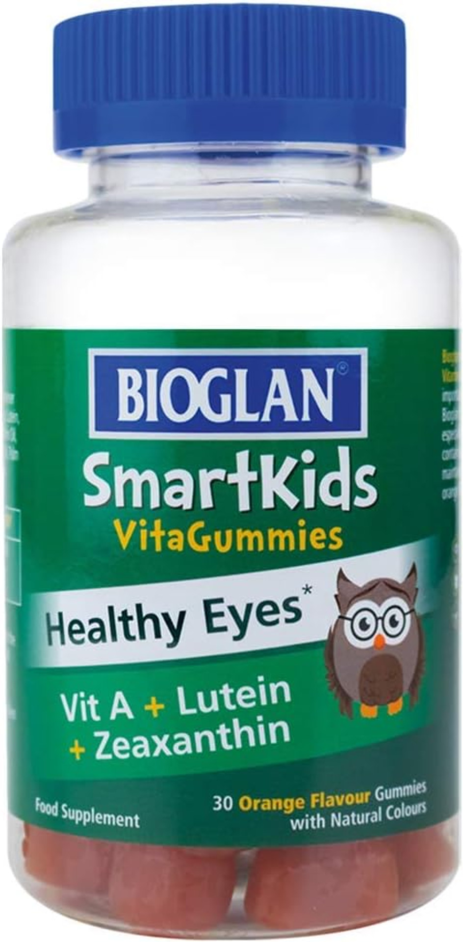 Bioglan SmartKids Healthy Eyes | Vitamin A | Lutein | Zeaxanthin | 30 Gummies