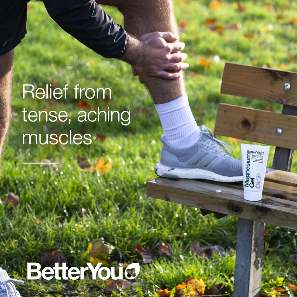 BetterYou Magnesium Body Gel | Pure, Clean, and Natural Source of Magnesium Chloride | Transdermal Magnesium Body Gel | for Use On Joints and Muscles | 150ml