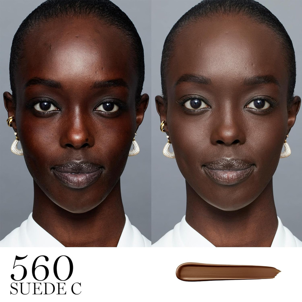 Lancã£Â´Me Teint Idole Ultra Wear All Over Full Coverage Concealer - Natural Matte Finish & Lightweight Under Eye Concealer - Up To 24H Wear560 Suede C: Deepest Skin With Cool Undertones