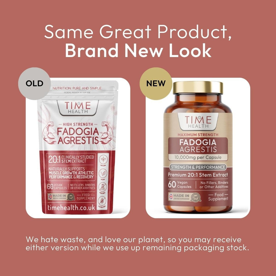 Fadogia Agrestis - High Strength - 2X Purity 20:1 Extract - 10,000mg Equivalent - 60 x 500mg Capsules - Lean Muscle Growth - Muscle Recovery - Athletic Performance - UK Made - GMP - No Additives