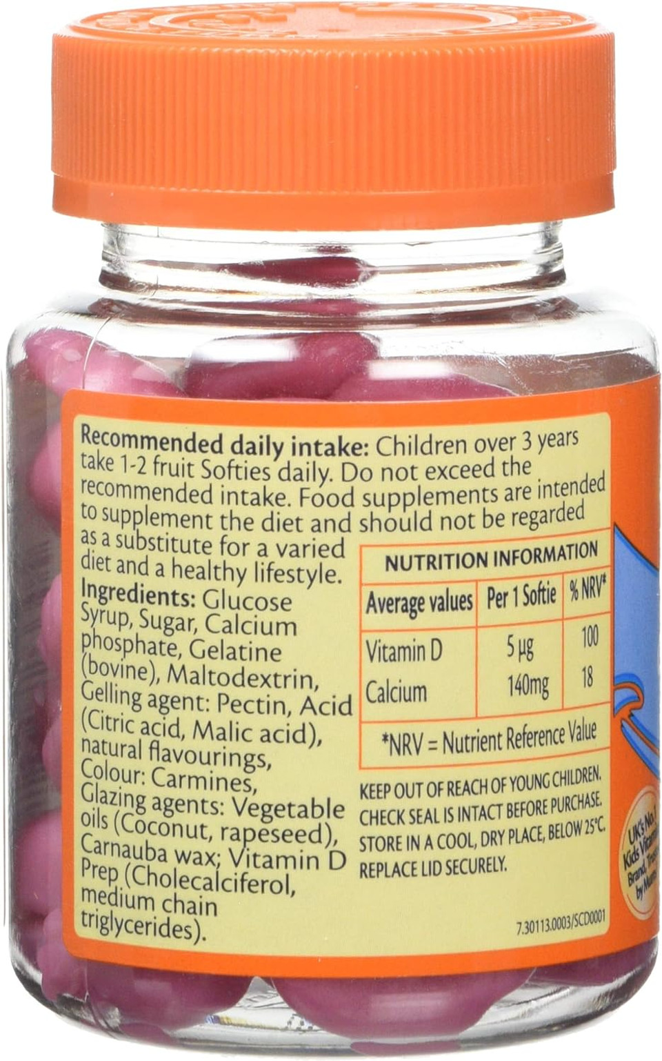 Haliborange Kids Calcium and Vitamin D Softies 30 (Pack of 2)