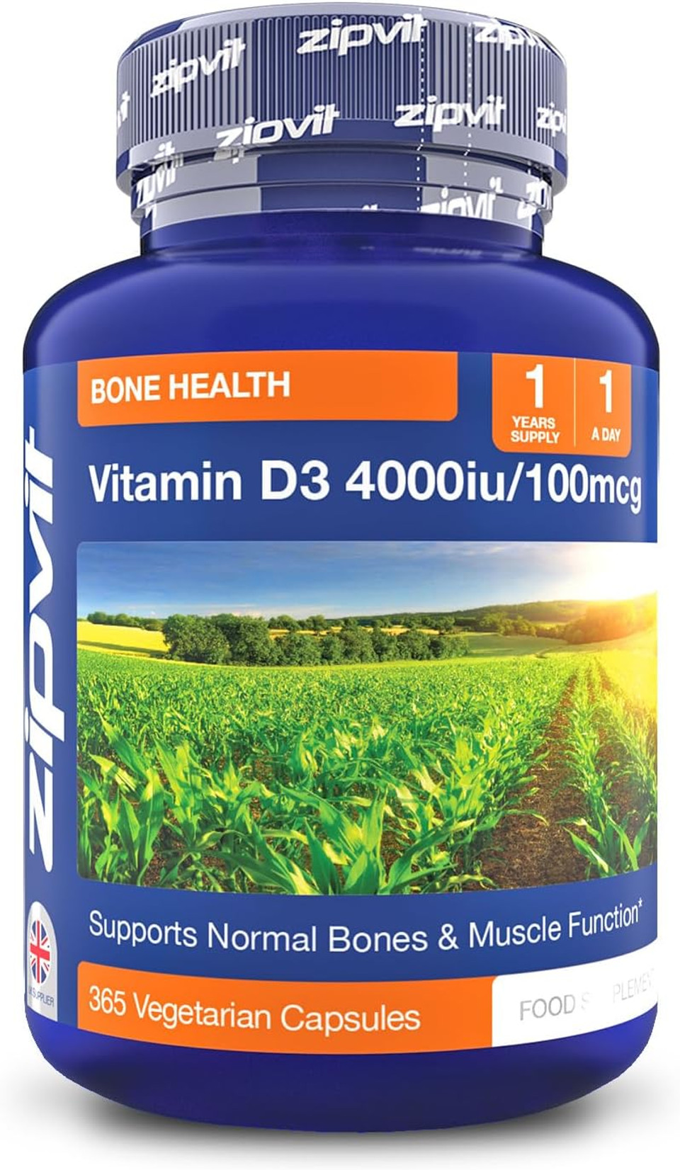 Zipvit Vitamin D3 4000iu, 180 High Strength Vitamin D Softgels, Support Your Immune System, 6 Month Supply