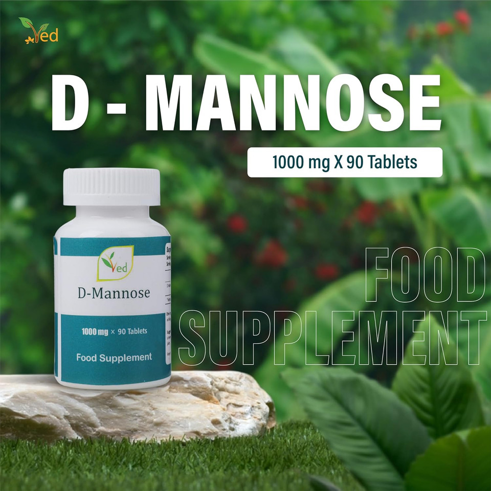 Ved D-Mannose Tablets | Supports Urinary Health | 1000mg x 90 Tablets