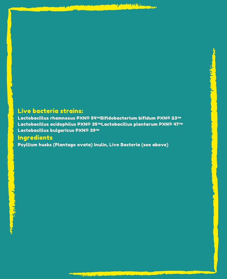 Lepicol Original 3in1 Formulation  Contains Psyllium Husk, Inulin and 5 Strains of Live Bacteria  180g Powder