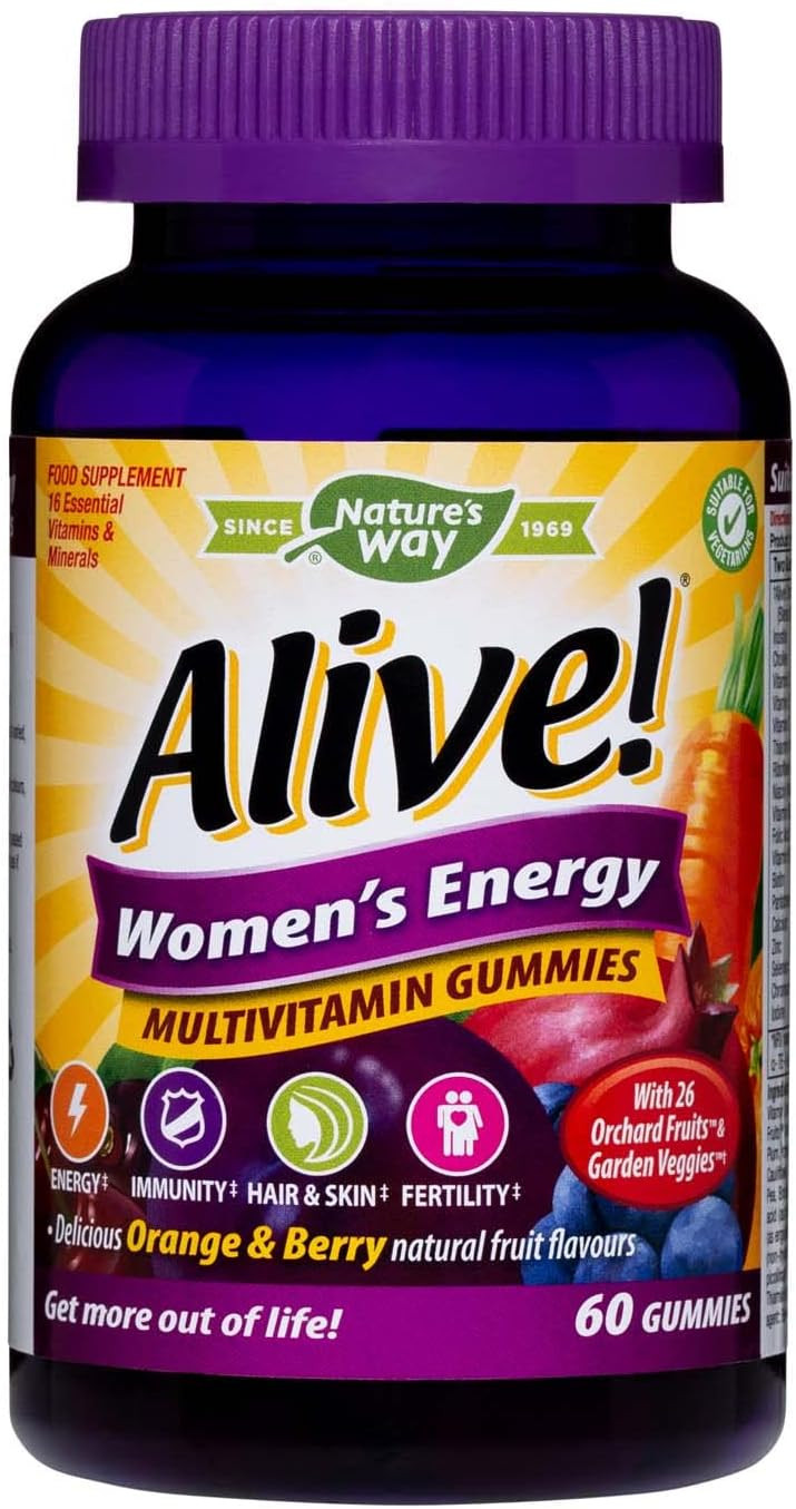 Alive! Women's Energy Multivitamins - 60 chewable Gummies
