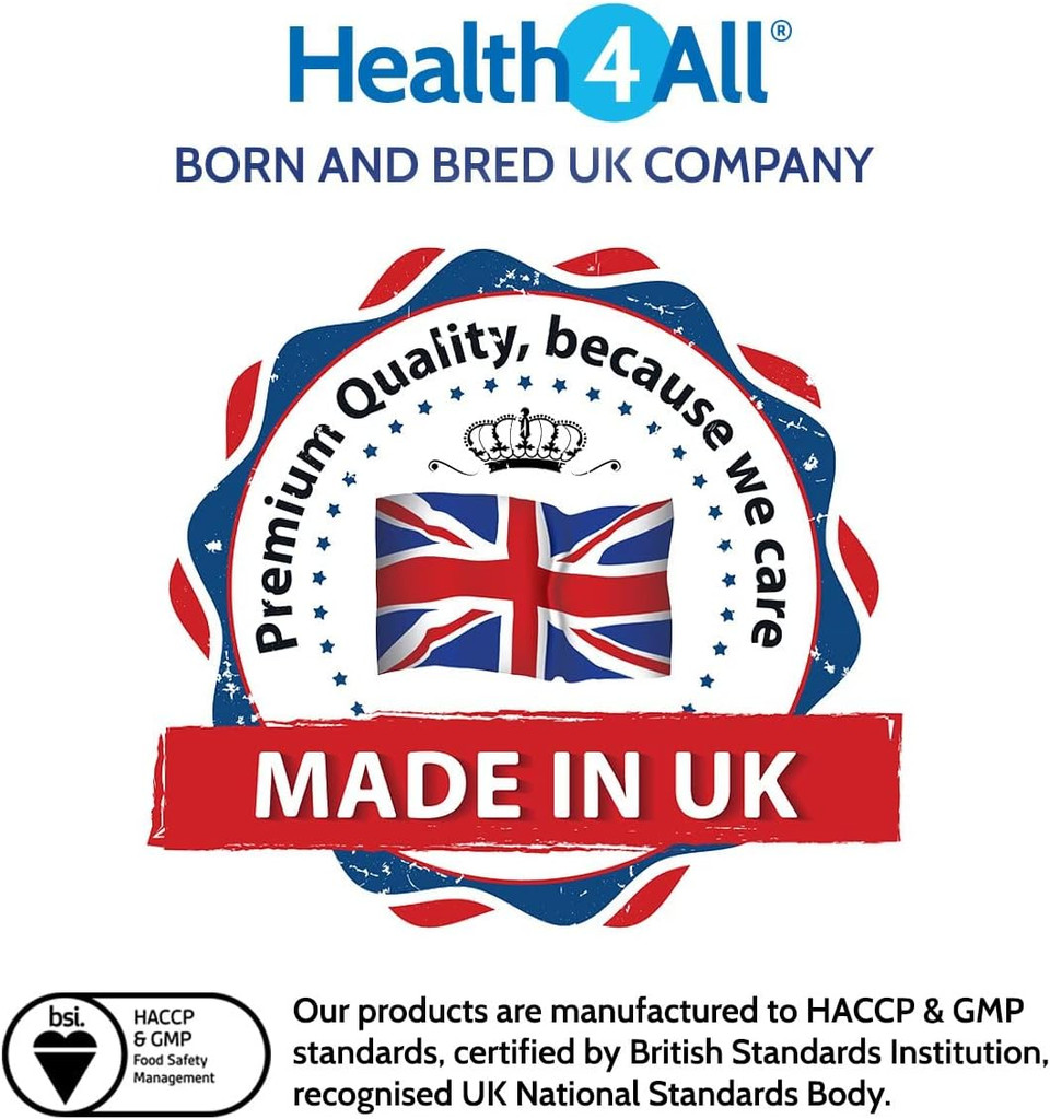 Health4All Rosehip 10000mg per Capsule 120 Capsules (not Tablets) Purest - no additives. 1 a Day Vegan Joint Support Rosehip Supplement