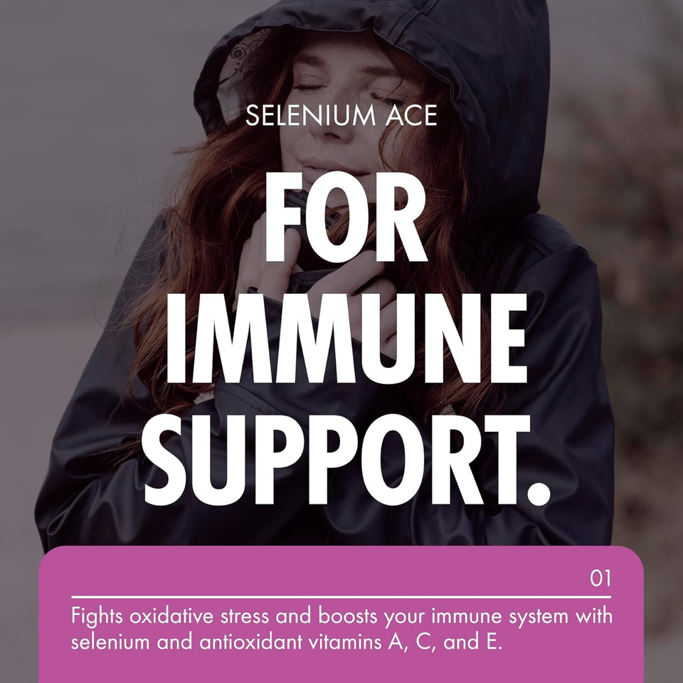 Incite Nutrition Selenium Tablets 200mcg. 12 Month Supply of Essential Mineral Supplements. Selenium Nail Supplements with Vitamins A, C and E, to Combat Oxidative Stress