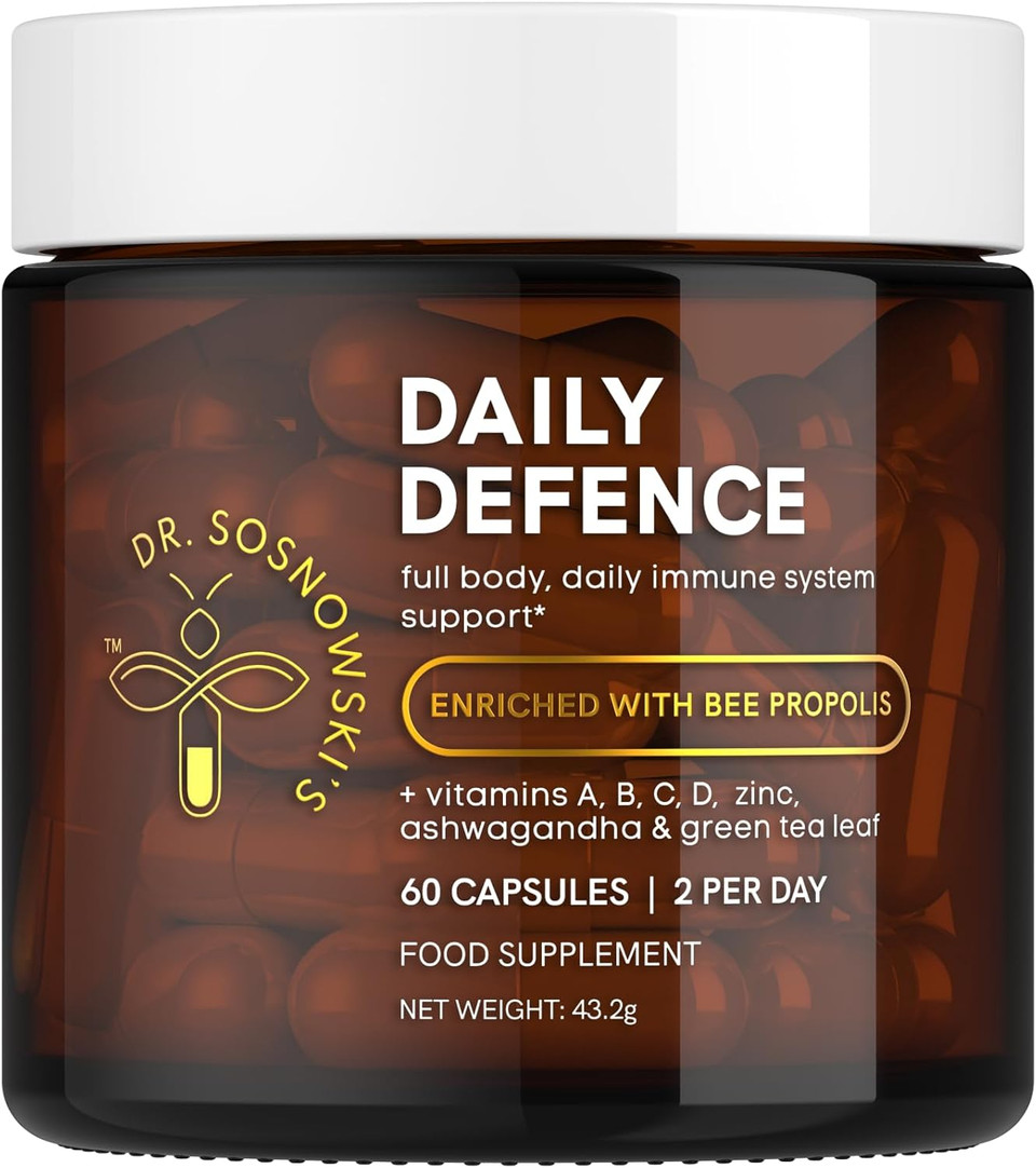 Dr Sosnowski's | Bee Fuelled | Fight Tiredness & Promote Sustained Energy | Potent B-Vitamin Complex | Vegetable Capsules, 60ct