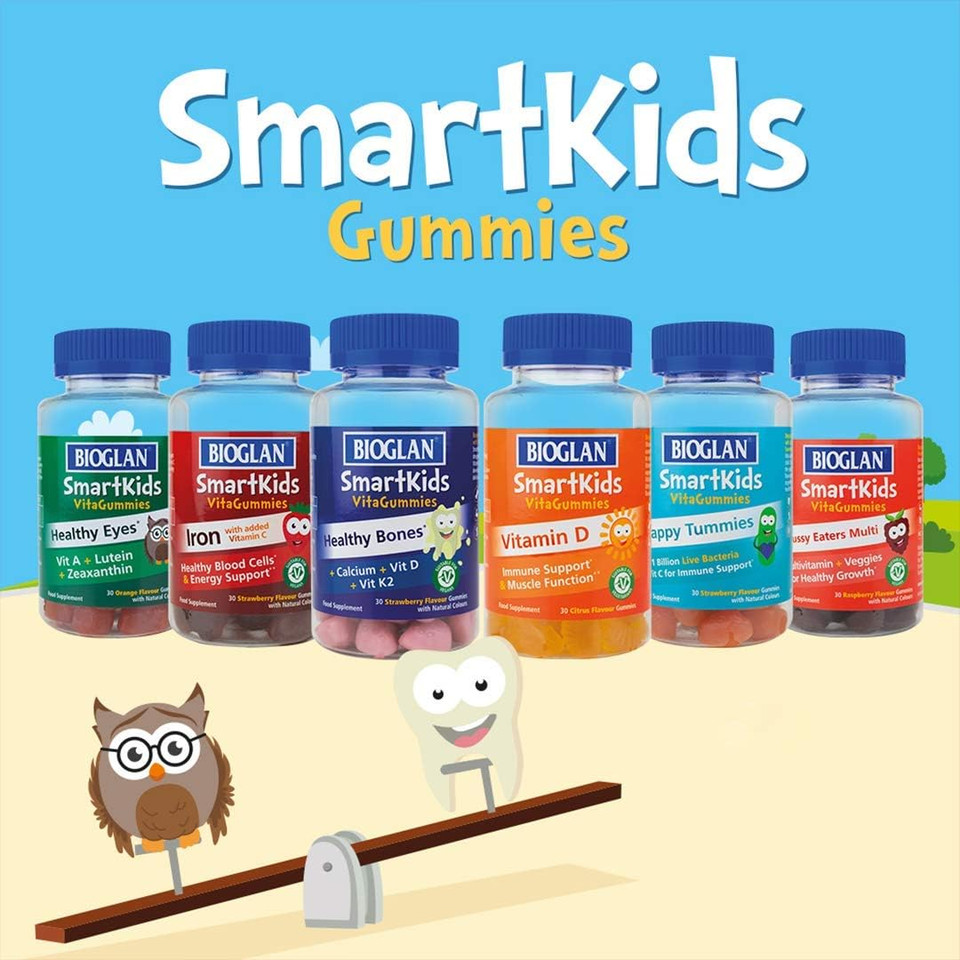 Bioglan Smartkids Healthy Eyes - 30 Orange Gummies (Pack of 2)