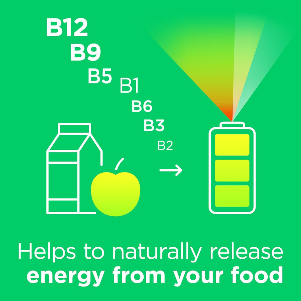 Berocca Energy Effervescent Tablets including B vitamins, Magnesium & Zinc - Vitamin C - Support energy release & immune system* - 60 Tablets - Orange Flavour